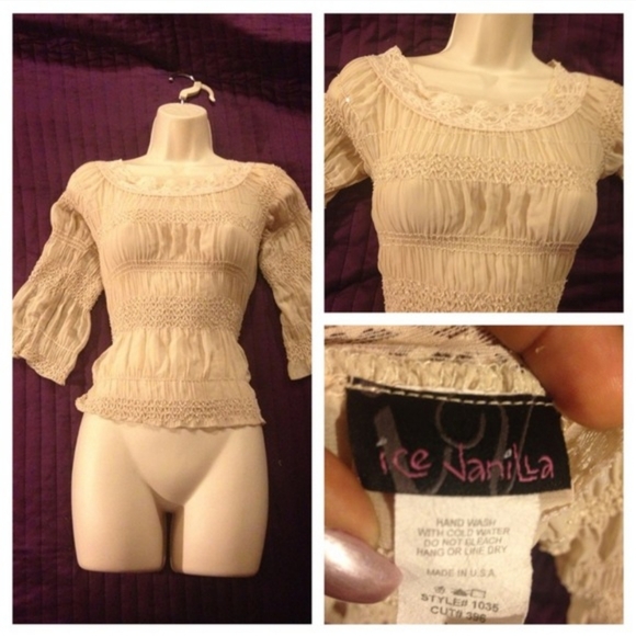 BOHO CHIC SHEER TOP - Picture 4 of 4